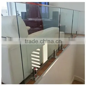 Slotted Pvc Pipe Mini Top Rail for Frameless Glass Railing Design thumbnail-1