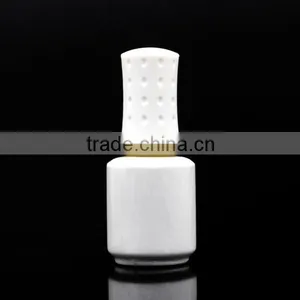 Hot White 18ml Gel Nail Bottle With Cute Cap thumbnail-1