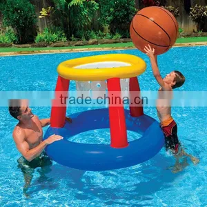 Water Pool Kids Play Custom Pvc Inflatable Pool Basketball Hoop thumbnail-1