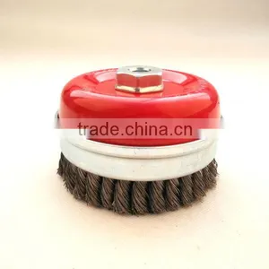 Knotted Cup Brushes With Bridle, Diameter 125mm or 5" thumbnail-1