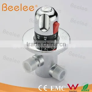 1/2" Brass Thermostatic Shower Mixer Valve,Automatic Thermostatic Valve For Solar/Electrical Water Heaters thumbnail-2