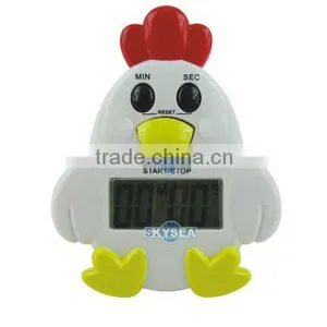 Cute Timer, Chicken Shape Kitchen Countdown Digital Timer thumbnail-1