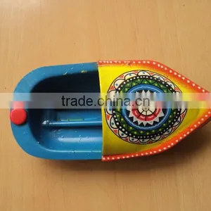 Pop Pop Boats Hand Painted Mandala thumbnail-1