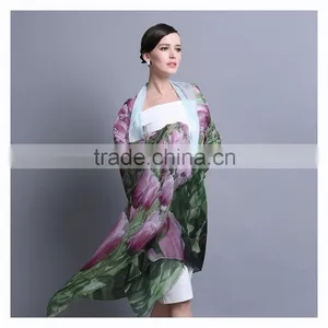 Women's Fashion Scarf Digital Printed Long Modal Scarf thumbnail-1