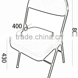 Cheap Metal Commercial Furniture Office Conference Folding Chair thumbnail-3