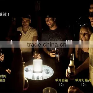 Hot Selling Hands-free Calls Mini LED Light Bluetooth Speaker With FM Radio thumbnail-2