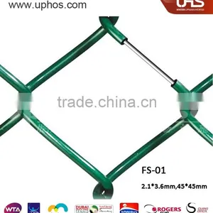 FS-01 Safty PE Coated Chain Link Fence thumbnail-1