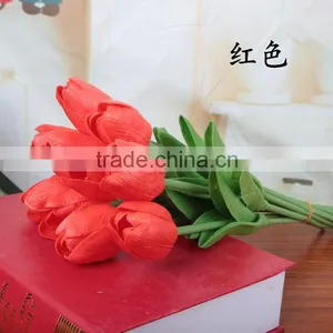 Wholesale Artificial Tulip, Decorative Plastic Flowers Making thumbnail-2