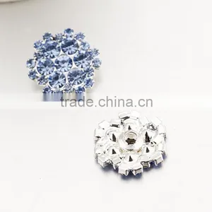 Blue Color Rhinestone Button,new Fashion Rhinestone Button,metal Buttons thumbnail-1