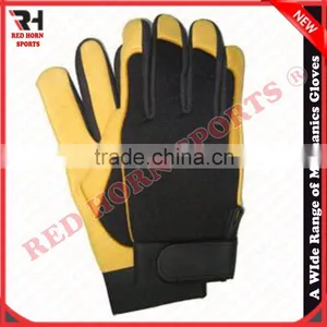 Padded Mechanics Gloves, Protects First Knuckle With EVA Foam Padding thumbnail-1
