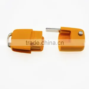 VW Car Sheet Remote Key With Orange Color for Beatles, Passat thumbnail-4