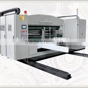 [RD-A910-2000-3] Automatic Platen Die Cutting Machine With 3 Color Printing Slotting thumbnail-1
