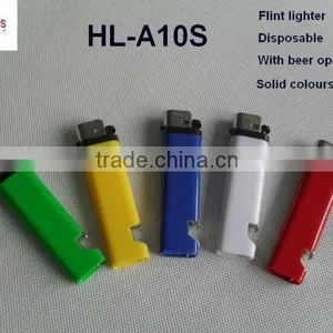 Plastic Lighter With Beer Opener thumbnail-1