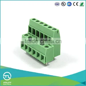 UTL High Demand Import Products Euro PCB Screw Terminal Pin Block Connector 5mm 5.08mm 300V/15A thumbnail-1