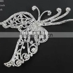2015 Wholesale Rhinestone Flower Apparel Applique Large thumbnail-1