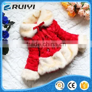 Fall Boutique Clothing China Lovely Girls Faux Fur Winter Coat thumbnail-1