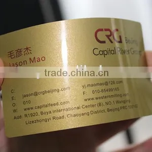 China Supplier PVC Business Card/PVC Transparent Business Cards Thickness thumbnail-3