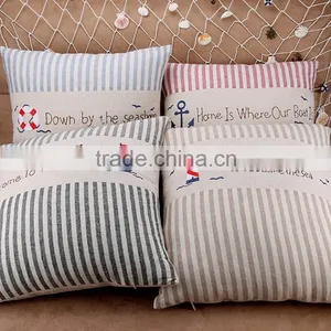 Ocean Series Armrest Pillow For Bed Cushion Cover thumbnail-1