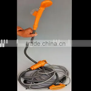 Portable Factory Selling 12V Auto Mobile Car Shower Set CE/ROHS thumbnail-1
