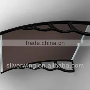 Economic Outdoor DIY Polycarbonate Plastic Awning Rain Door Cover thumbnail-4