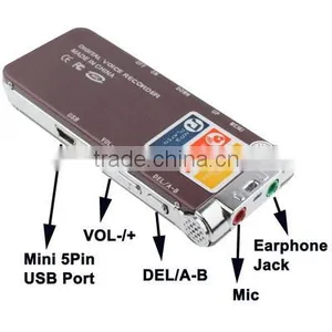 With 4GB Memory Digital Voice Recorder MP3 Player thumbnail-5