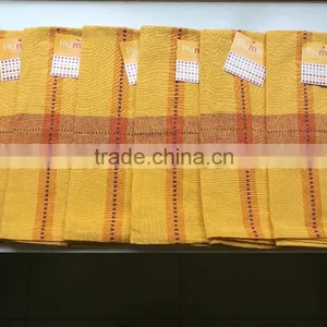 Yellow and Blue Color Tea Towel Hot Sale Kitchen Towel Factory Whole Sale Dish Towel thumbnail-3