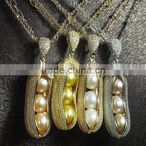Peanut Pearl Pendant thumbnail-1