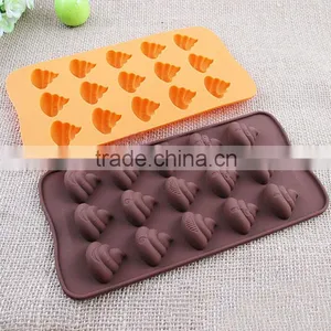 Cute Poo Shape Silicone Baking Tools,non-stick Silicone Baking Tools,non-toxic FOOD Grade Silicone Baking Tools thumbnail-1