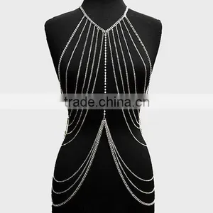 2016 Wholesale New Design Fashion Multilayers Tassel Ladies BIkini Body Chains thumbnail-6