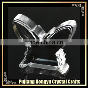 Fashion Crystal 3d Butterfly Ornaments Blank thumbnail-1