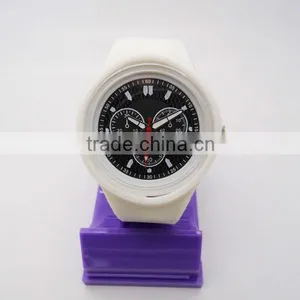 White Silicone Japan Quartz Watch thumbnail-1