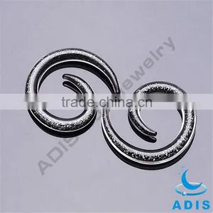 Beautiful Glass Popular Fashion Transparent Blue Ear Spirals thumbnail-6