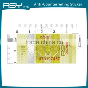 Security Paper Sticker With Hot Stamping Hologram thumbnail-1