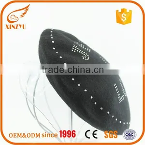 China Season Hot Salling Wholesale Beret Hats Police Male Beret thumbnail-3