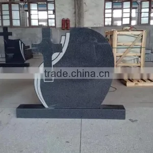 Black Marble Tombstone Headstone thumbnail-4