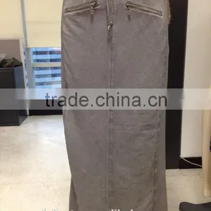 Long Skirt Ladies Garmet Dye Fashion Style 2015 thumbnail-1