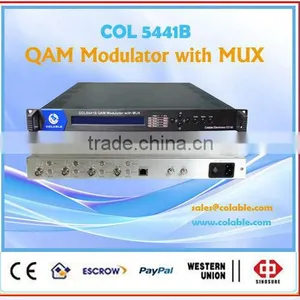 High Integrated Device,dvb-c Qam rf Modulator ,multiplexer&scrambler &modulator,QAM Modulator With MUX & SCR COL5441B thumbnail-1