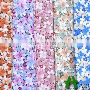 Shaoxing Mulinsen Textile Soft Handfeeling Polyester Stretch Twist Satin Fabric Flower thumbnail-5