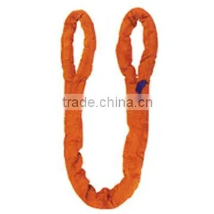 Double Ply Polyester Lifting Round Sling Nylon Lashing Belt thumbnail-1