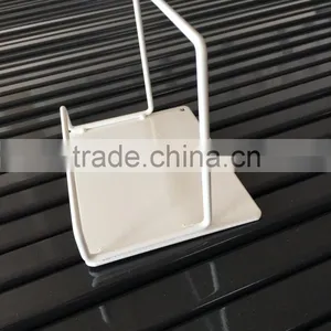 Powder Coating White Counter Top Book Store Display Shelves thumbnail-6