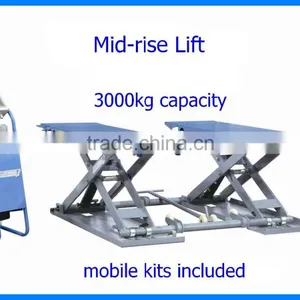 Mid Rise Lift Low Profile 3000kg Wheel Kits CE Approved thumbnail-1