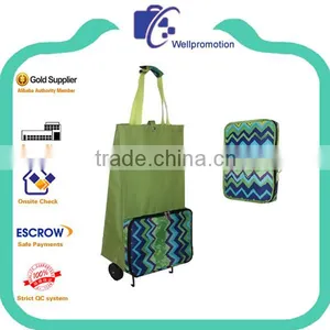Promotion Easy Carry Trolley Supermarket Shopping Bags With Wheels thumbnail-1