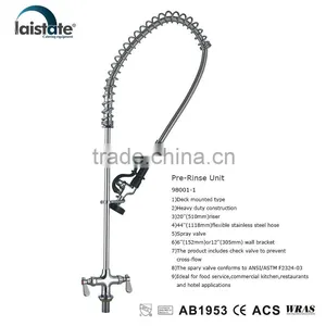 Commercial Kitchen Deck Mounted Pre-Rinse Unit Faucet (98001-1) thumbnail-1