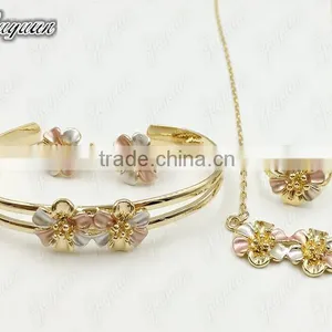 Juyuan Fashion 18K Gold Three Color Baby Set thumbnail-1