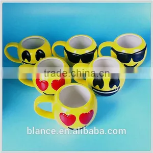 Popular 340ml Emoji Ceramic Mug in 3d Face Design thumbnail-3