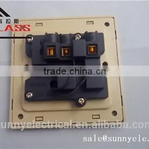 Libya Electric Light Brushed Stainless Wall Switch and Socket thumbnail-3