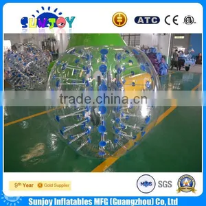 2015 PVC or TPU Football Inflatable Body Zorb Ball,Bumper Ball thumbnail-1
