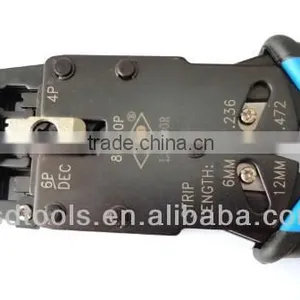 RJ10 RJ11 RJ12 Modular Plug Crimping Amp Network Tool for Rj45 Keystone Jack Network Hand Tools Crimper LT-200R thumbnail-4