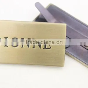High Quality Custom Metal Plates for Handbags thumbnail-1