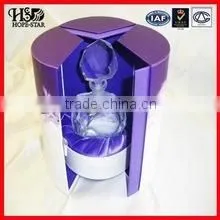 Black Cylinder Paper Packaging Box ,Candle Gift Box ,Round Perfume Boxes thumbnail-1